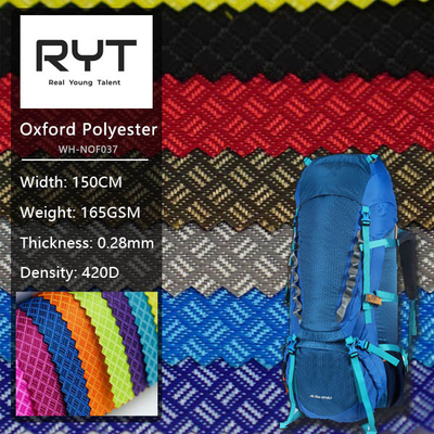 Swash Diamond Lattice 100% Polyamide Waterproof Nylon Oxford Fabric Woven For Bag