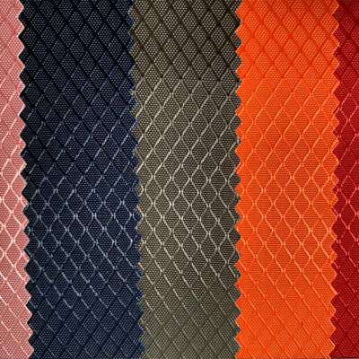 500D rPET Oxford Fabric | Diamond Grid Recycled Polyester | Wholesale B2B Supplier