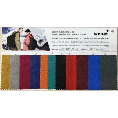 200D rPET Oxford Fabric | Diamond Grid Lightweight Recycled Polyester | Wholesale