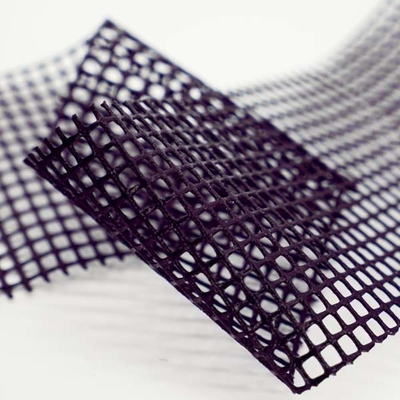 PVC Coated Square Hole Birdseye Mesh Fabric Polyester Roll Woven
