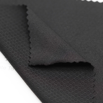 Recycled Soft Elastic Polyester Fabric 11% Spandex 0.9mm For Garment