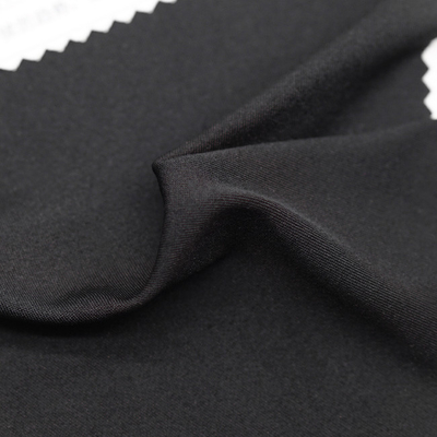 Recycled Soft Elastic Polyester Fabric 11% Spandex 0.9mm For Garment