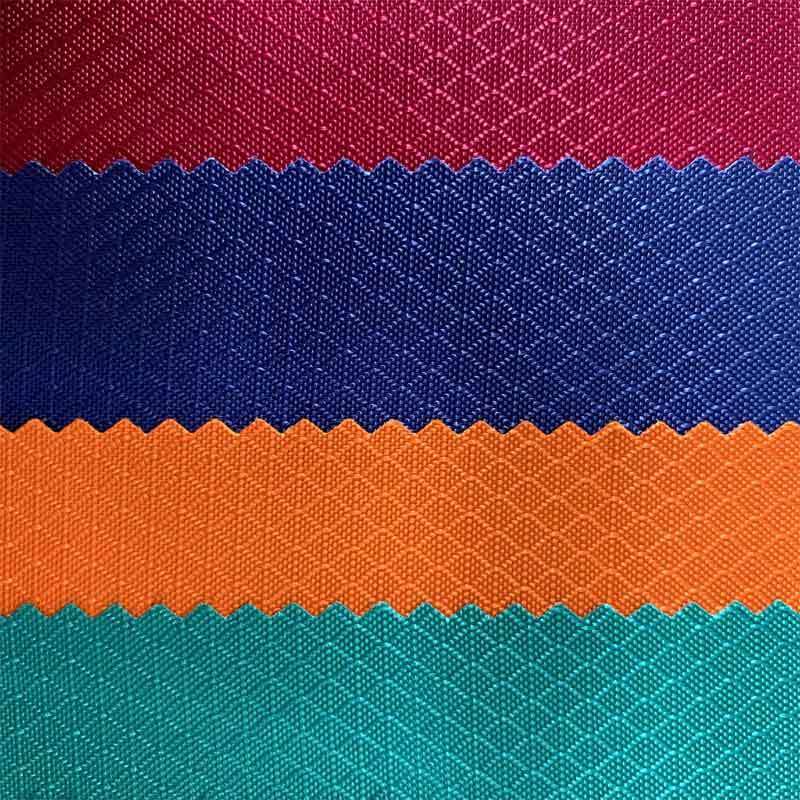 200D rPET Oxford Fabric | Diamond Grid Lightweight Recycled Polyester | Wholesale